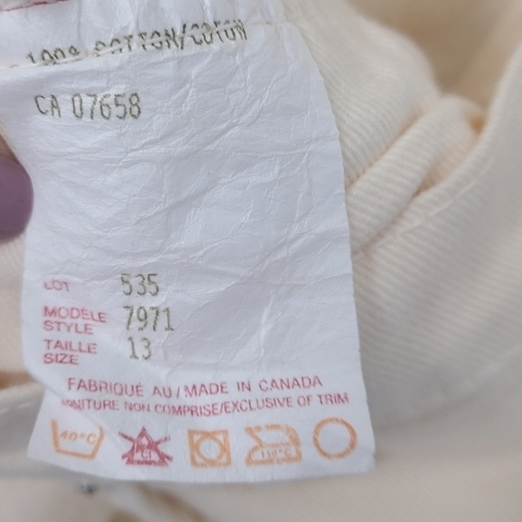 VINTAGE Stone Jeans Canary Yellow Denim High Waist Shorts - Size 13 - Picture 4 of 7